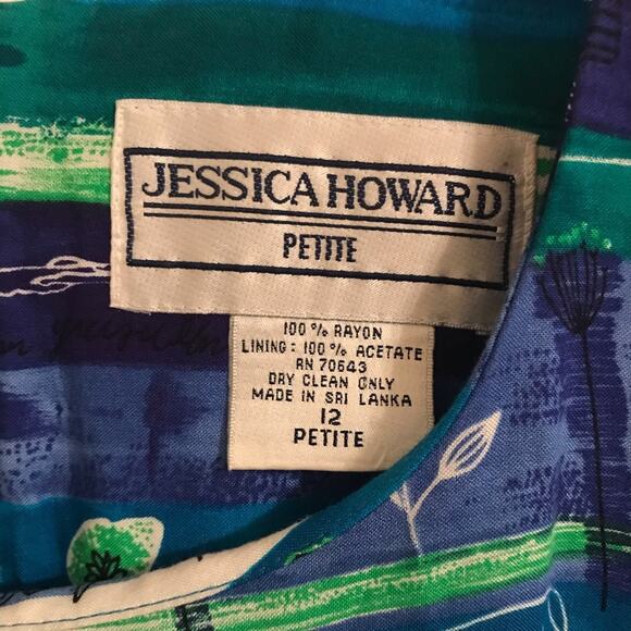 Jessica Howard Faux Tie Slit Dress - Picture 7 of 8